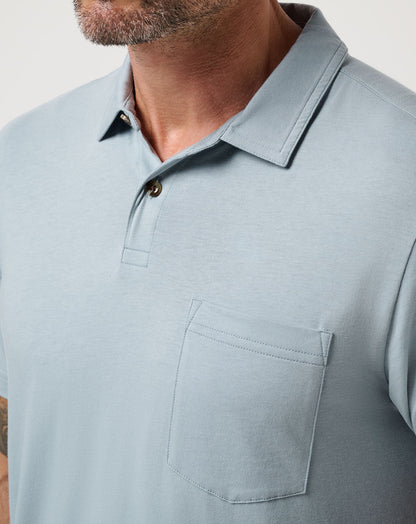 TravisMathew | The Cloud Polo - Ash Blue