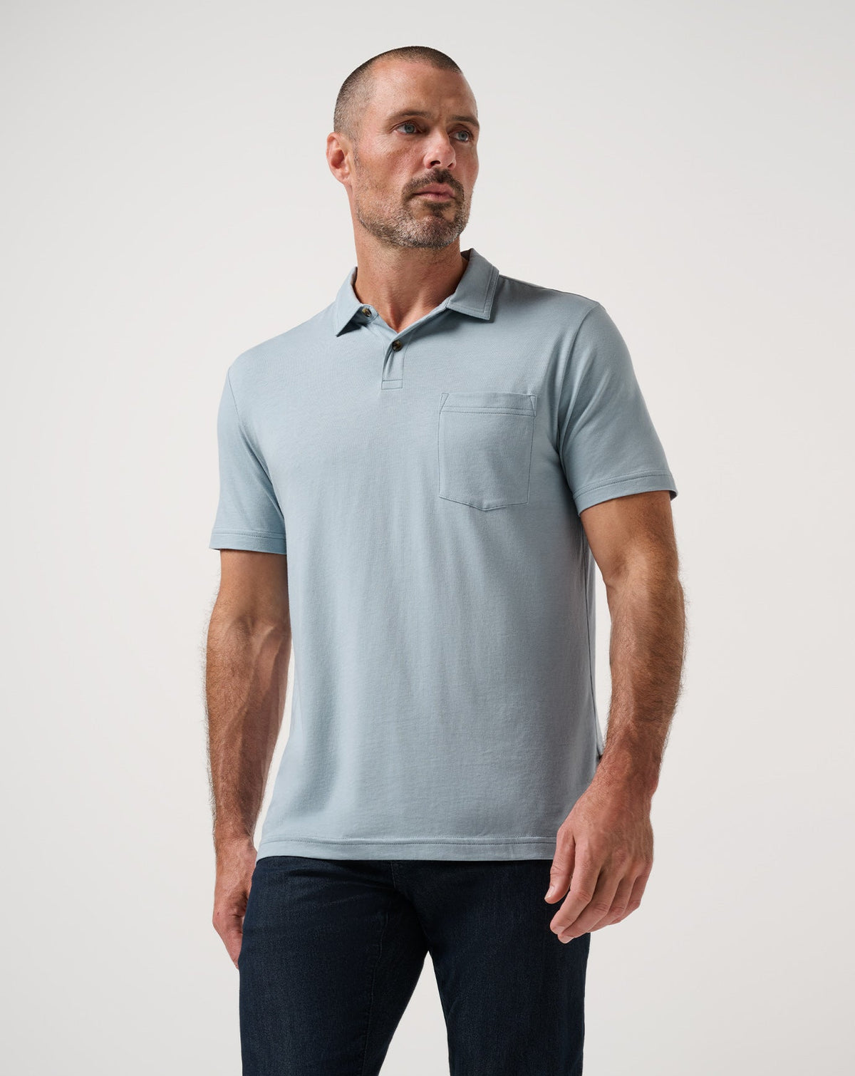 TravisMathew | The Cloud Polo - Ash Blue