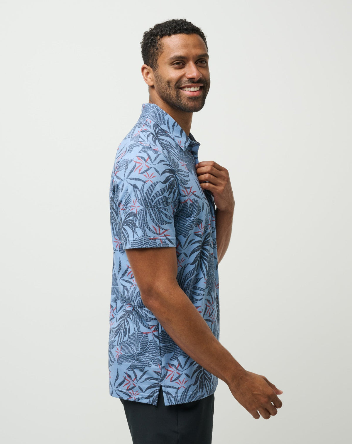 TravisMathew | Red Letter Day Polo - Quiet Harbor