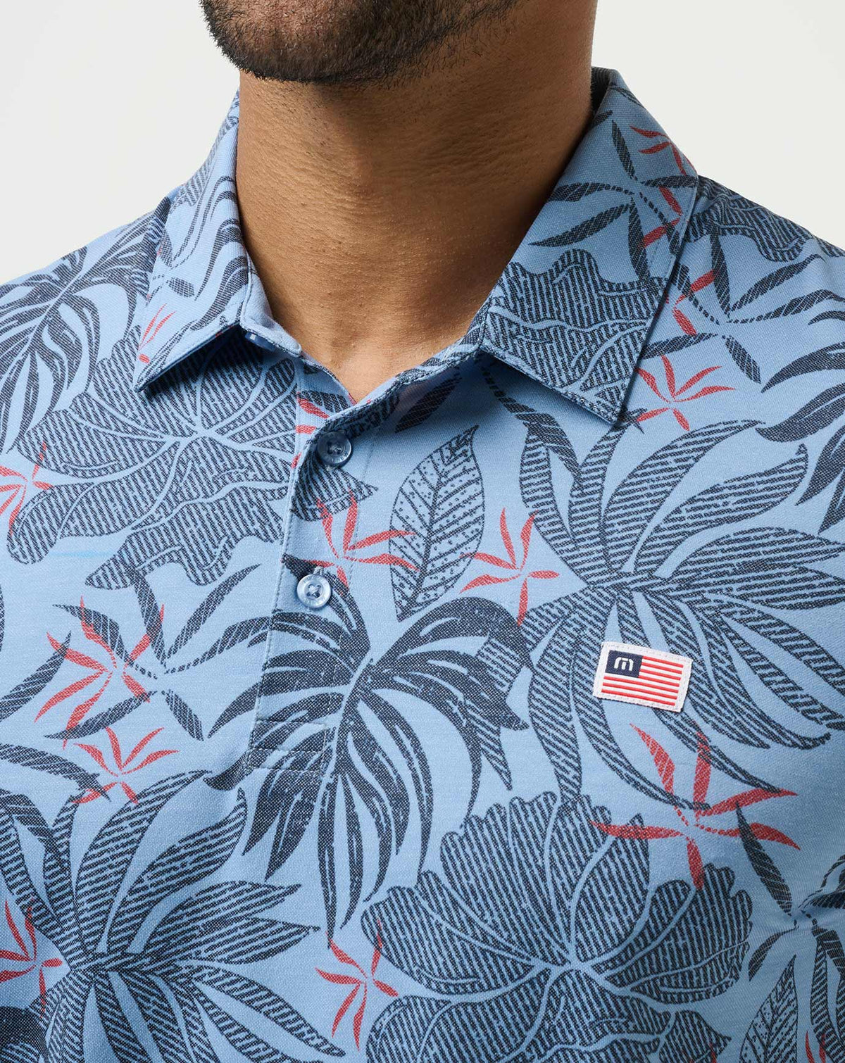 TravisMathew | Red Letter Day Polo - Quiet Harbor