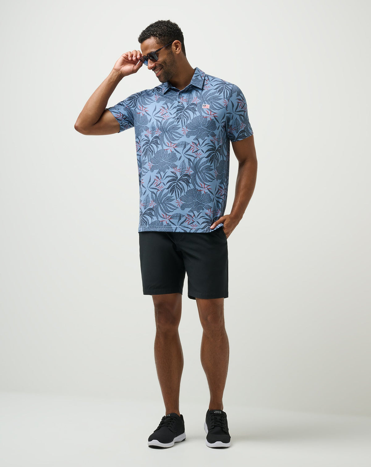 TravisMathew | Red Letter Day Polo - Quiet Harbor
