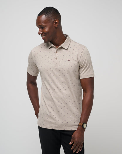 TravisMathew | Canyon Hike Polo - Oxford Tan