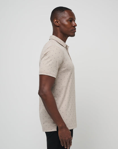 TravisMathew | Canyon Hike Polo - Oxford Tan