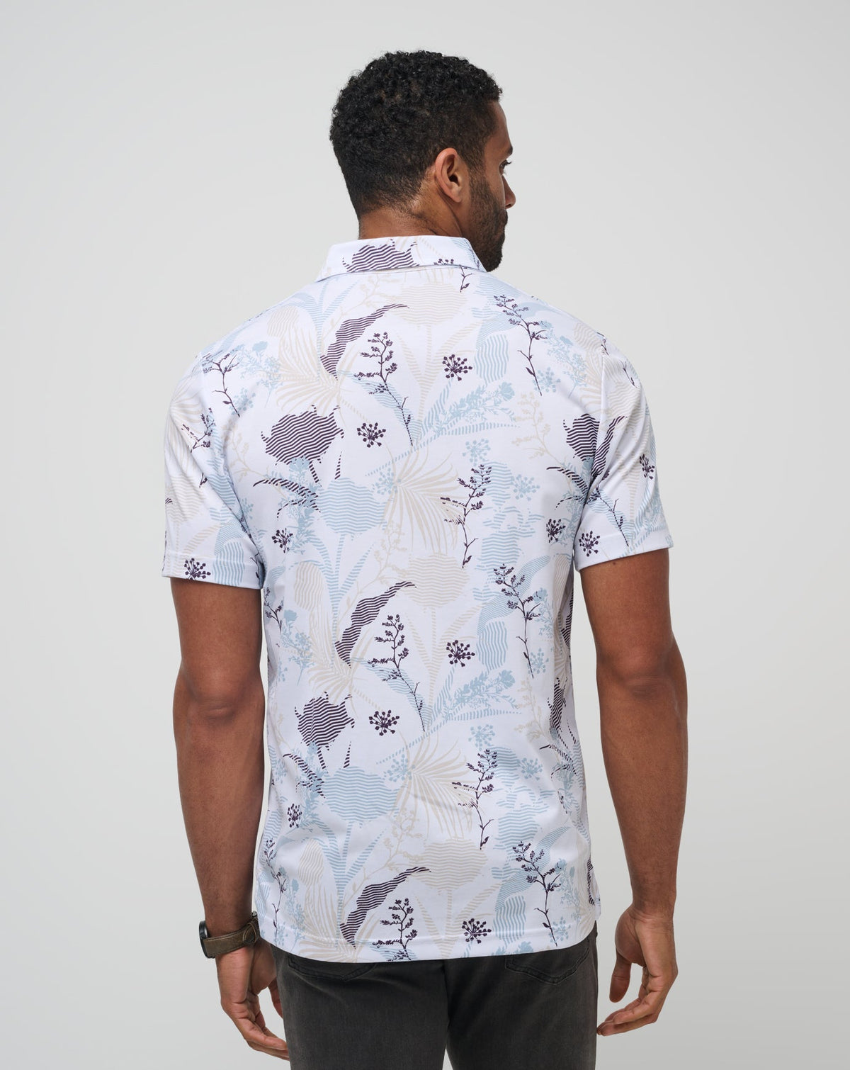 TravisMathew | Tropical Fusion Polo - White