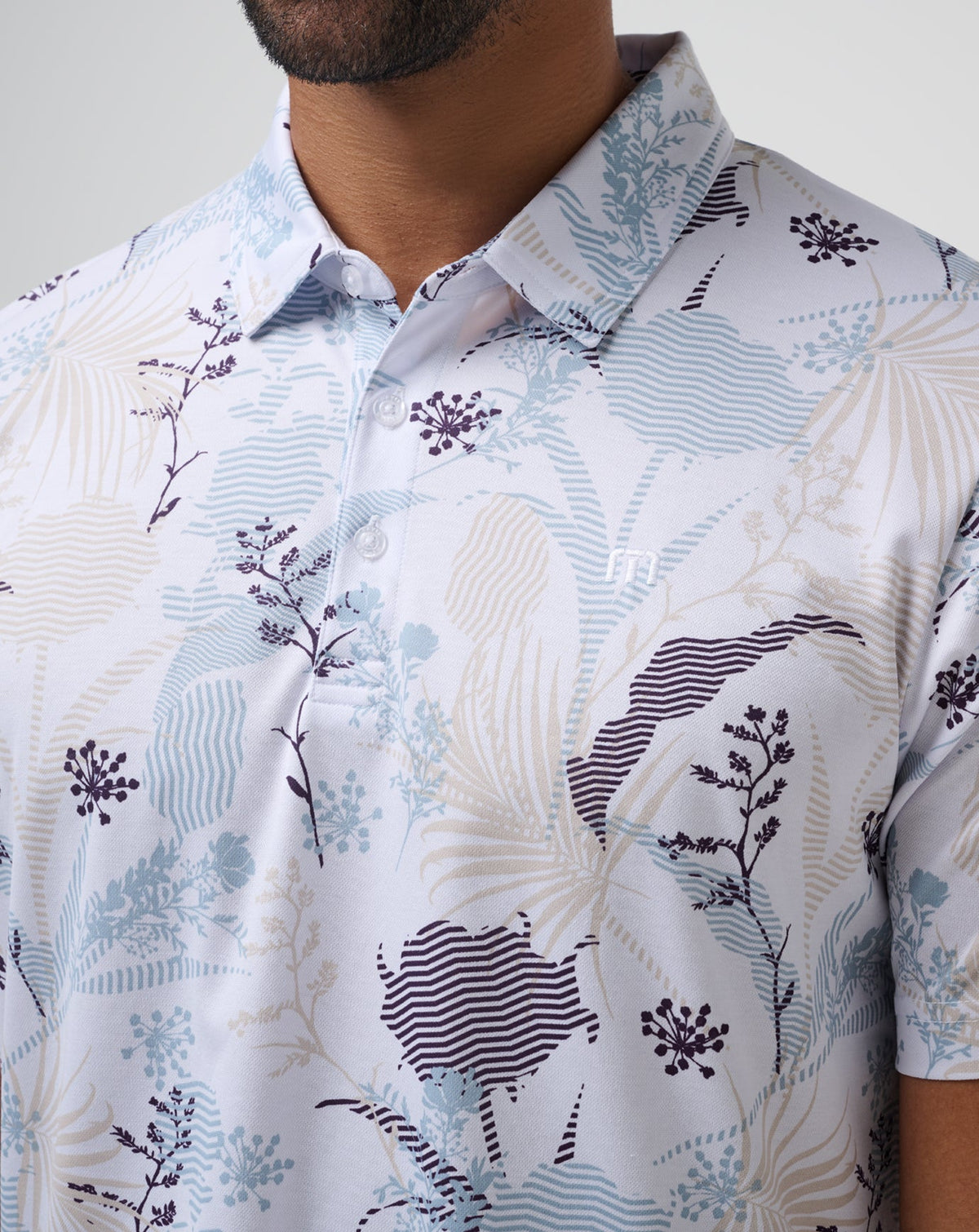 TravisMathew | Tropical Fusion Polo - White