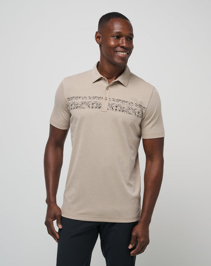 TravisMathew | Deserted Cove Polo - Oxford Tan