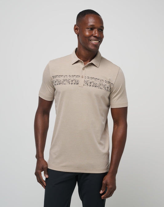 TravisMathew | Deserted Cove Polo - Oxford Tan
