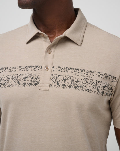 TravisMathew | Deserted Cove Polo - Oxford Tan