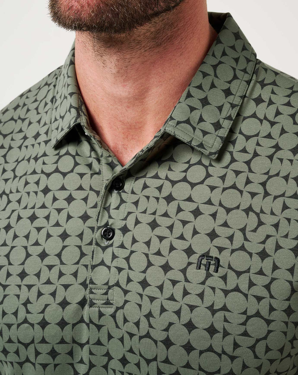 TravisMathew | Featherweight Caves Polo - Dark Olive