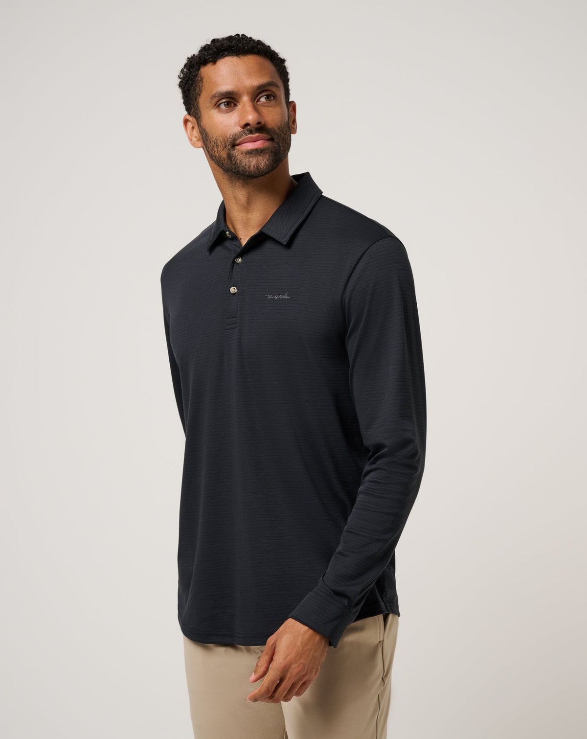 TravisMathew | The Zinna 2.0 Long Sleeve Polo - Black