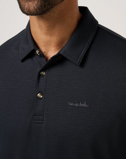 TravisMathew | The Zinna 2.0 Long Sleeve Polo - Black