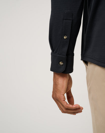 TravisMathew | The Zinna 2.0 Long Sleeve Polo - Black