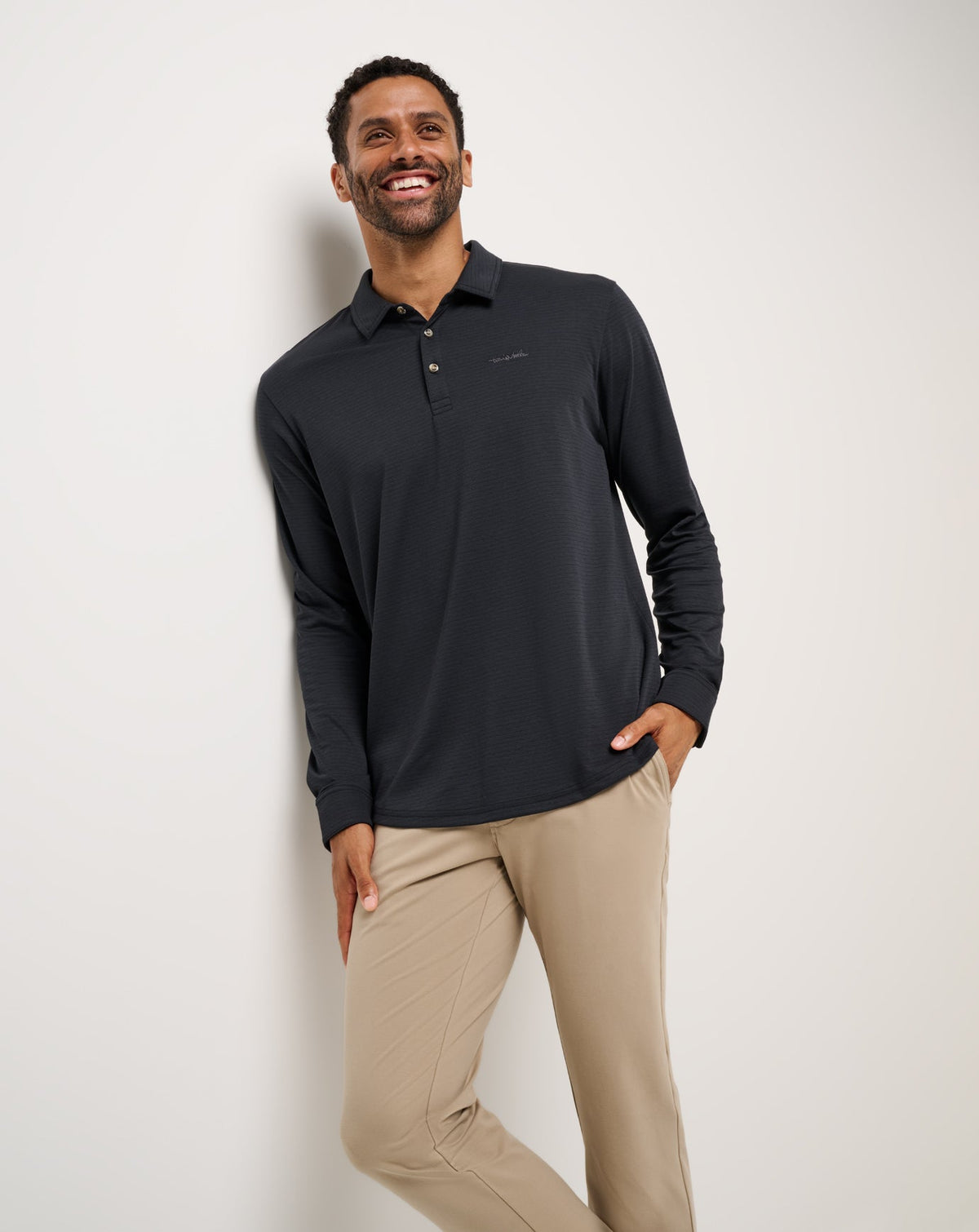 TravisMathew | The Zinna 2.0 Long Sleeve Polo - Black