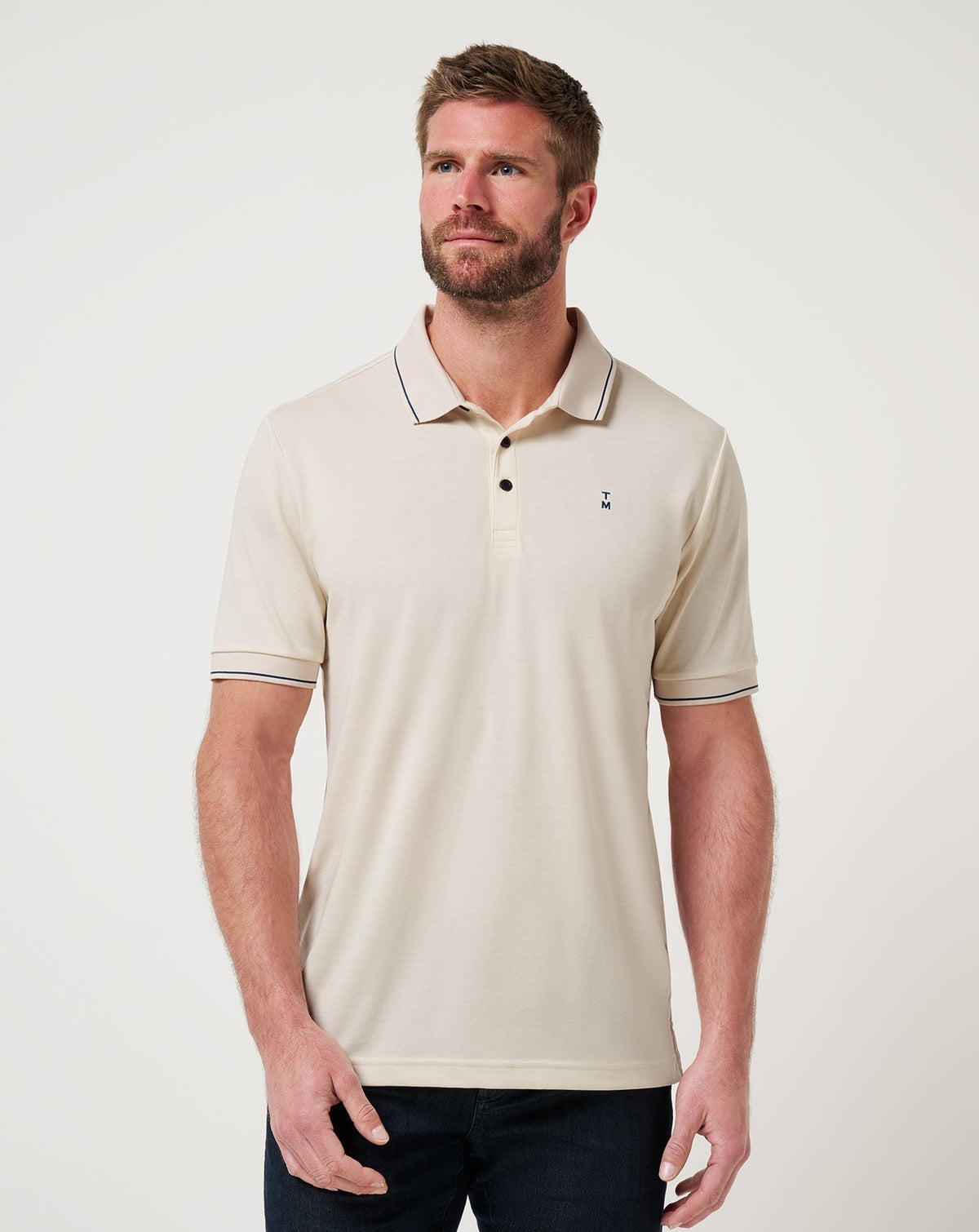 TravisMathew | Happier Hour Polo - Birch