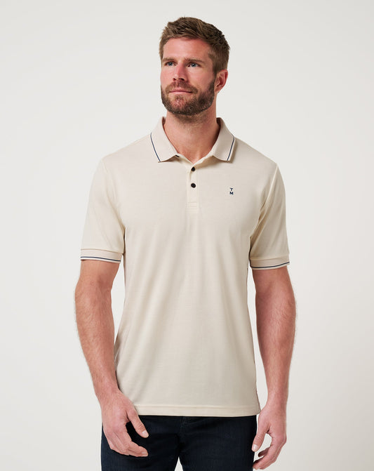 TravisMathew | Happier Hour Polo - Birch
