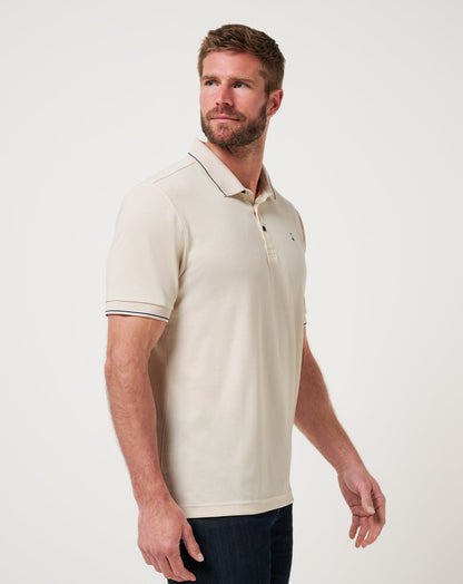 TravisMathew | Happier Hour Polo - Birch