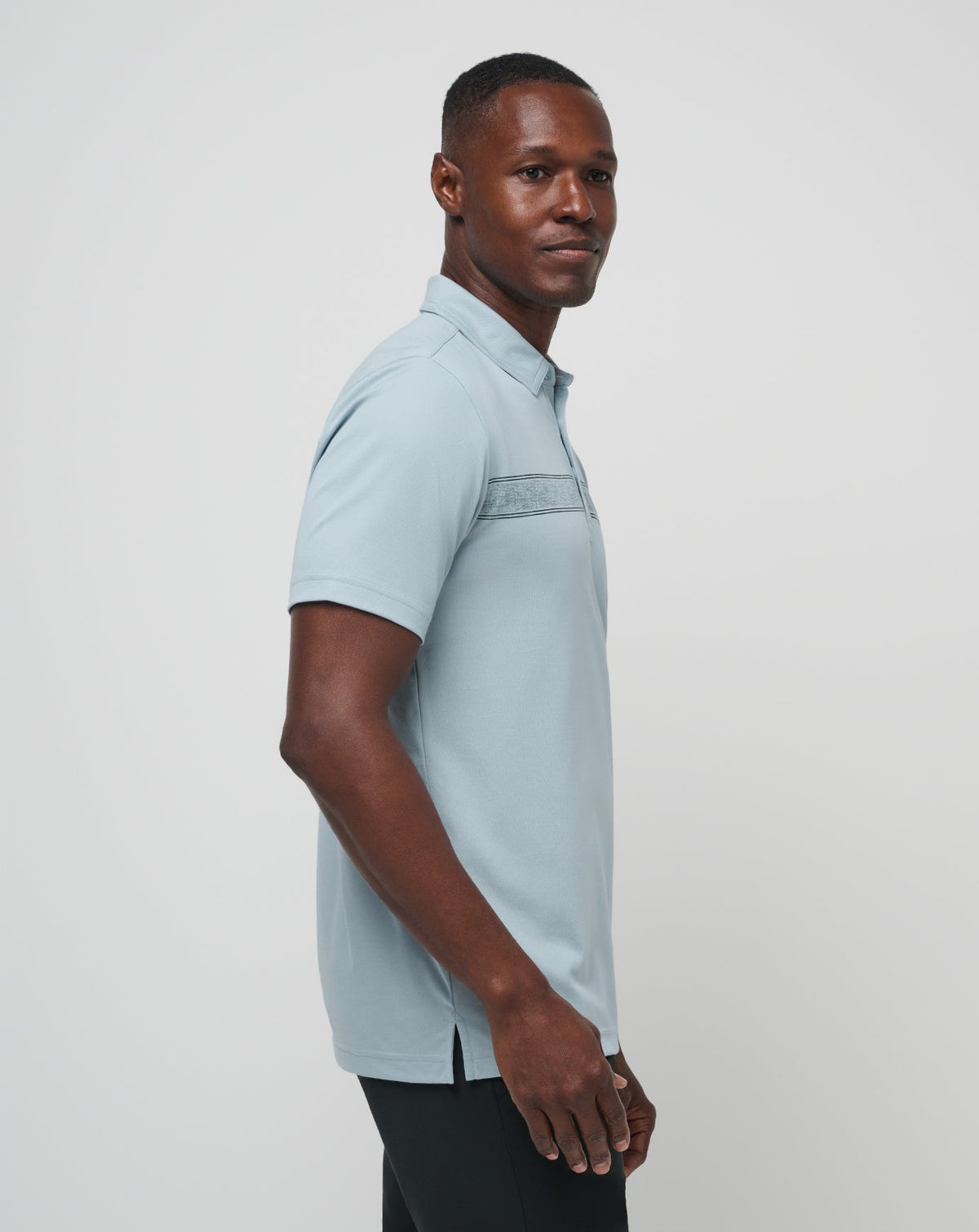 TravisMathew | Fresh Catch Polo - Heather Dusty Blue