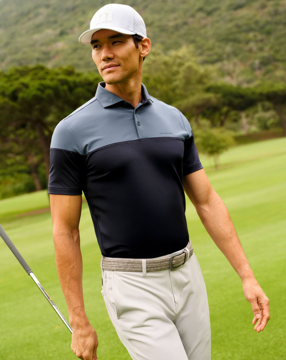 TravisMathew | Heater Pro Color Block Polo - Bering Sea