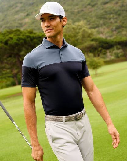 TravisMathew | Heater Pro Color Block Polo - Bering Sea