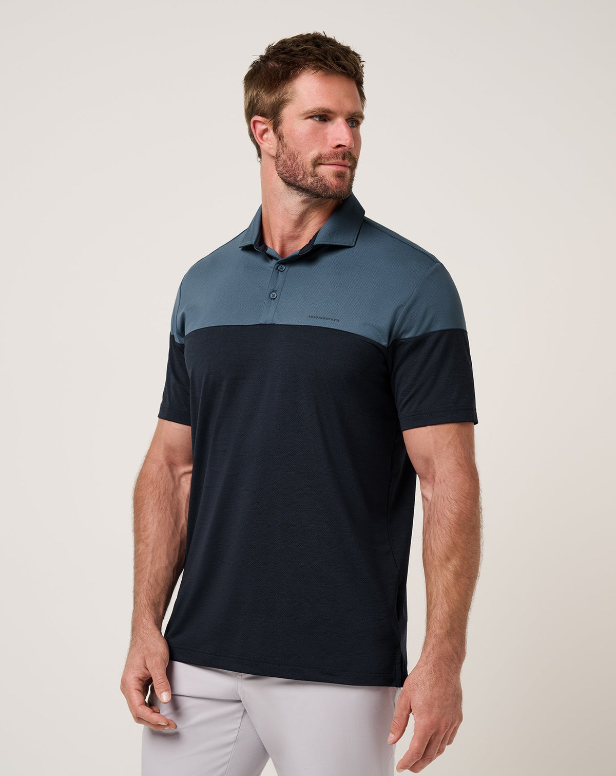 TravisMathew | Heater Pro Color Block Polo - Bering Sea