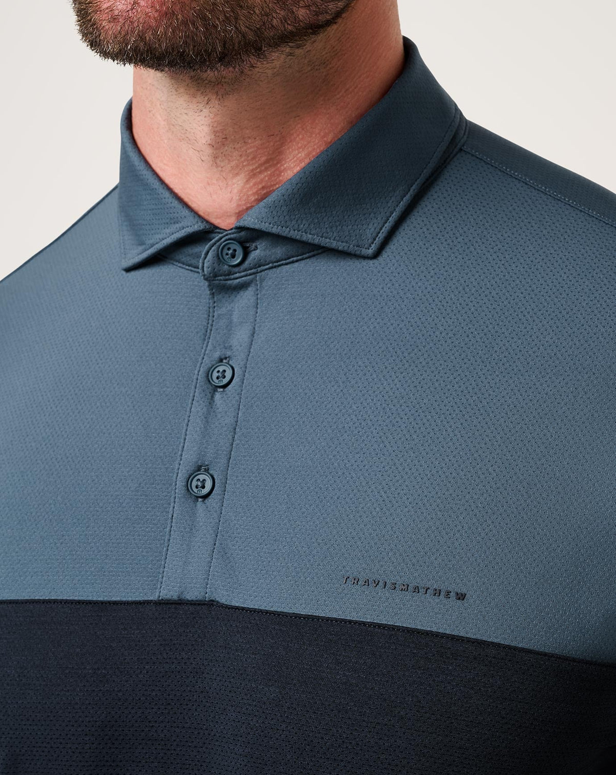TravisMathew | Heater Pro Color Block Polo - Bering Sea