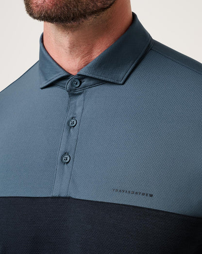TravisMathew | Heater Pro Color Block Polo - Bering Sea