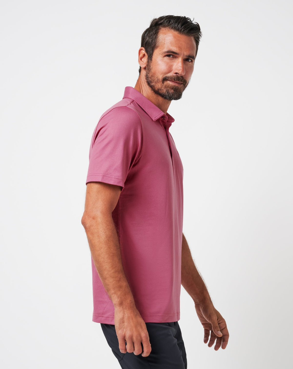 TravisMathew | Featherweight Performance Polo - Rose Wine