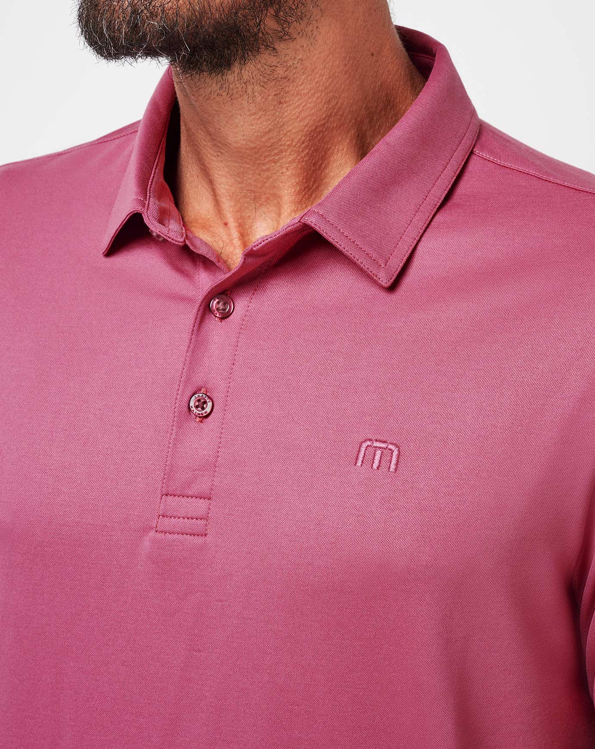 TravisMathew | Featherweight Performance Polo - Rose Wine