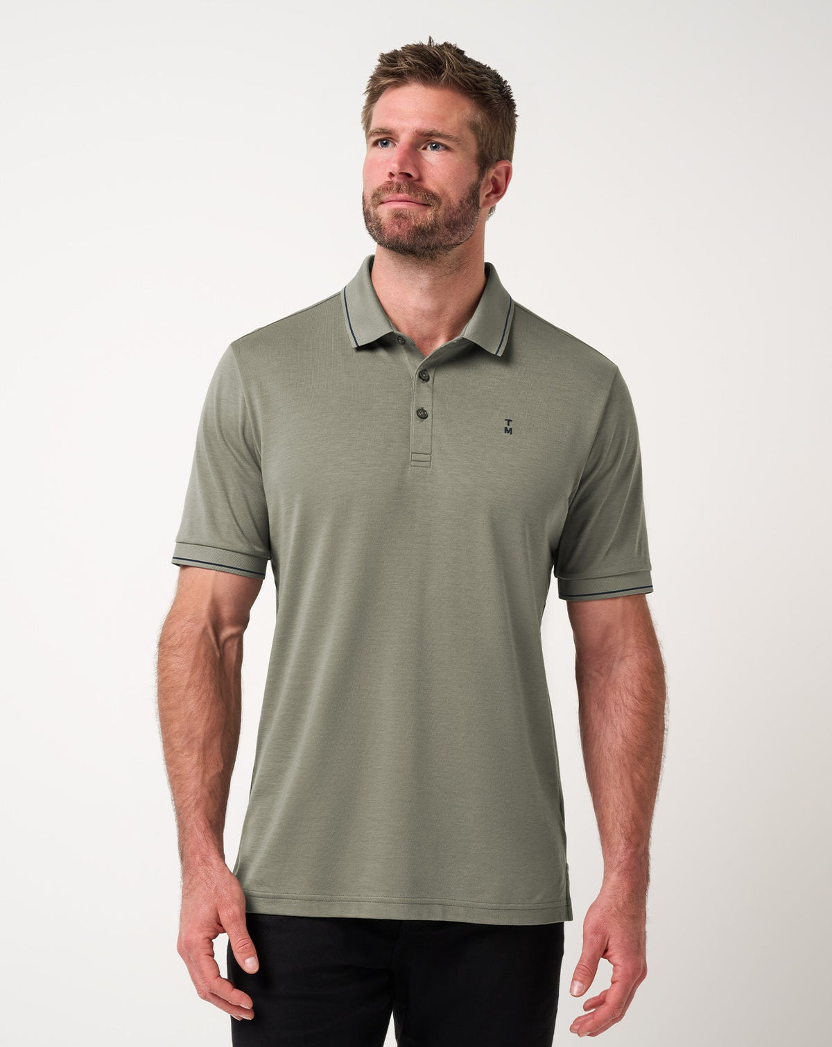 TravisMathew | Happier Hour Polo - Dark Olive
