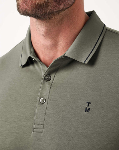 TravisMathew | Happier Hour Polo - Dark Olive