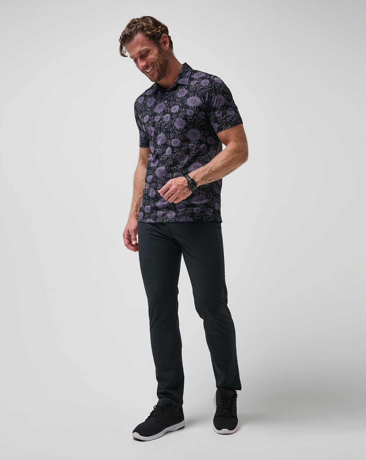 TravisMathew | Not Happening Polo - Black