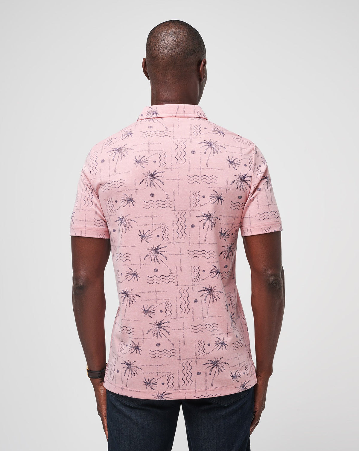 TravisMathew | Coconut Palm Polo - Heather Blush