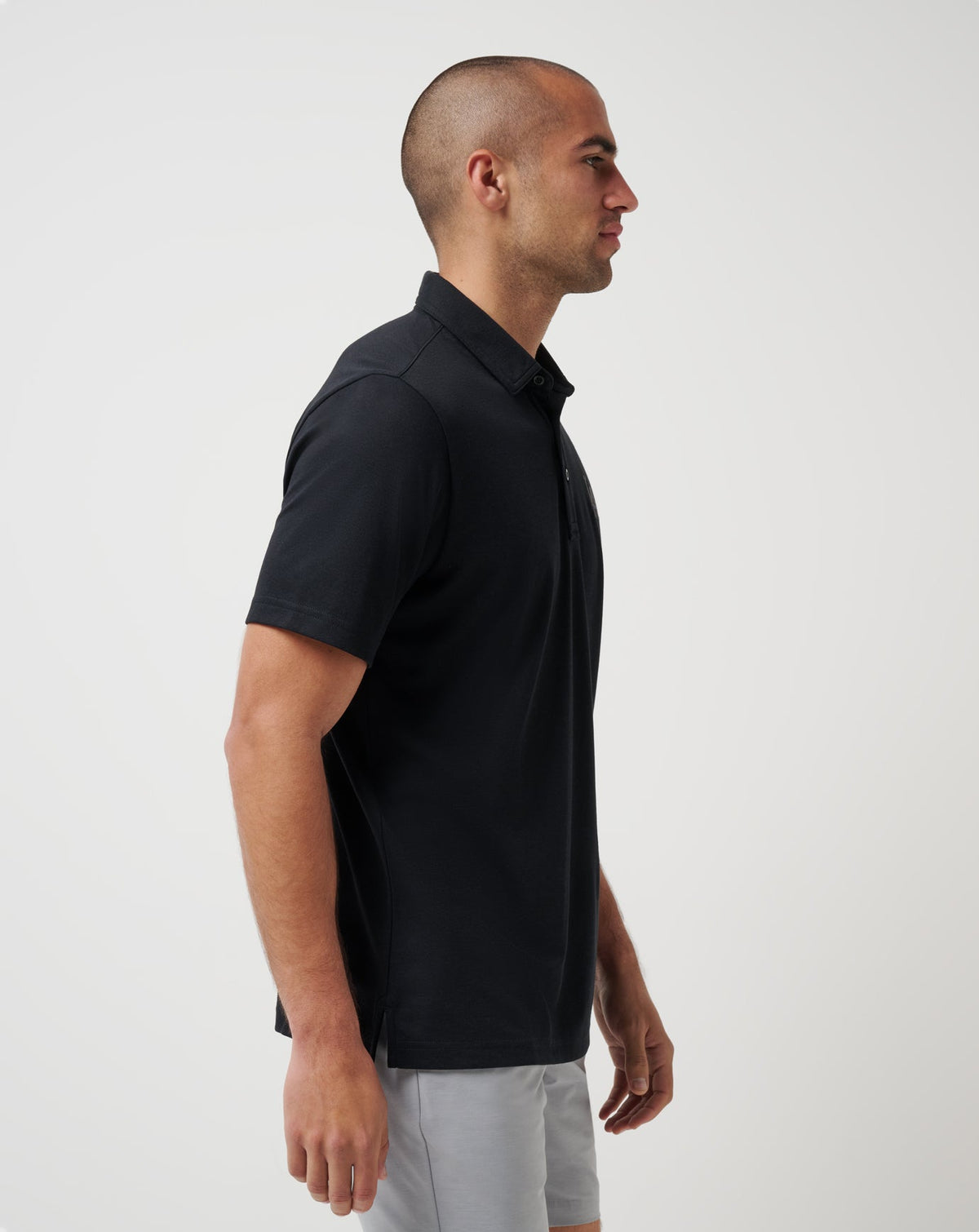 TravisMathew | Los Angeles Dodgers Playoff Pitch Polo - Black