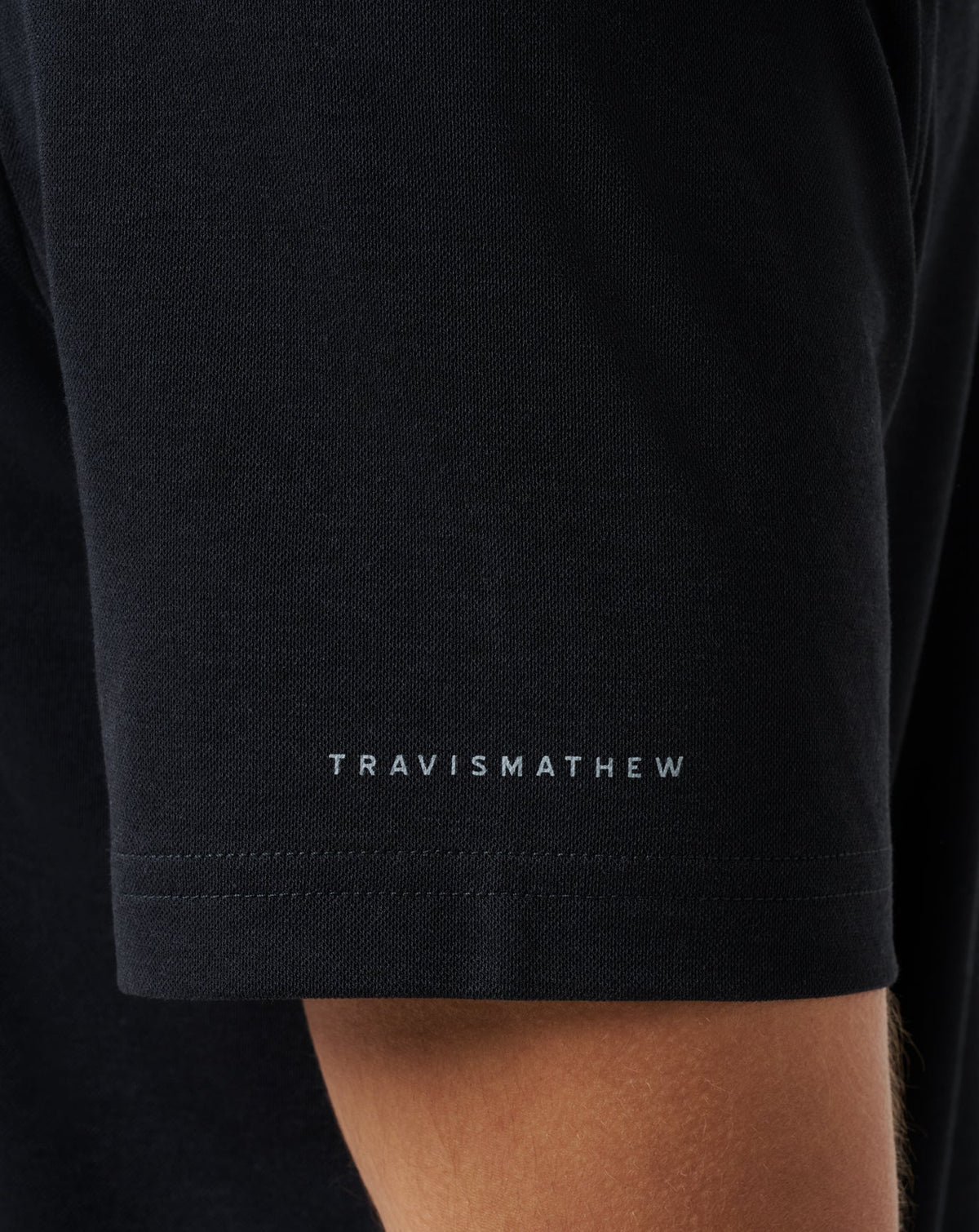 TravisMathew | Los Angeles Dodgers Playoff Pitch Polo - Black