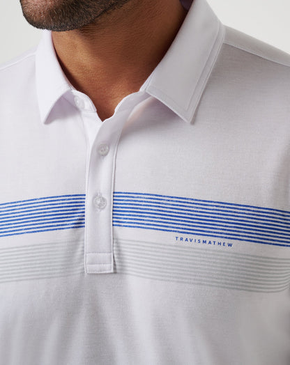 TravisMathew | Los Angeles Dodgers Top Recruit Polo - White