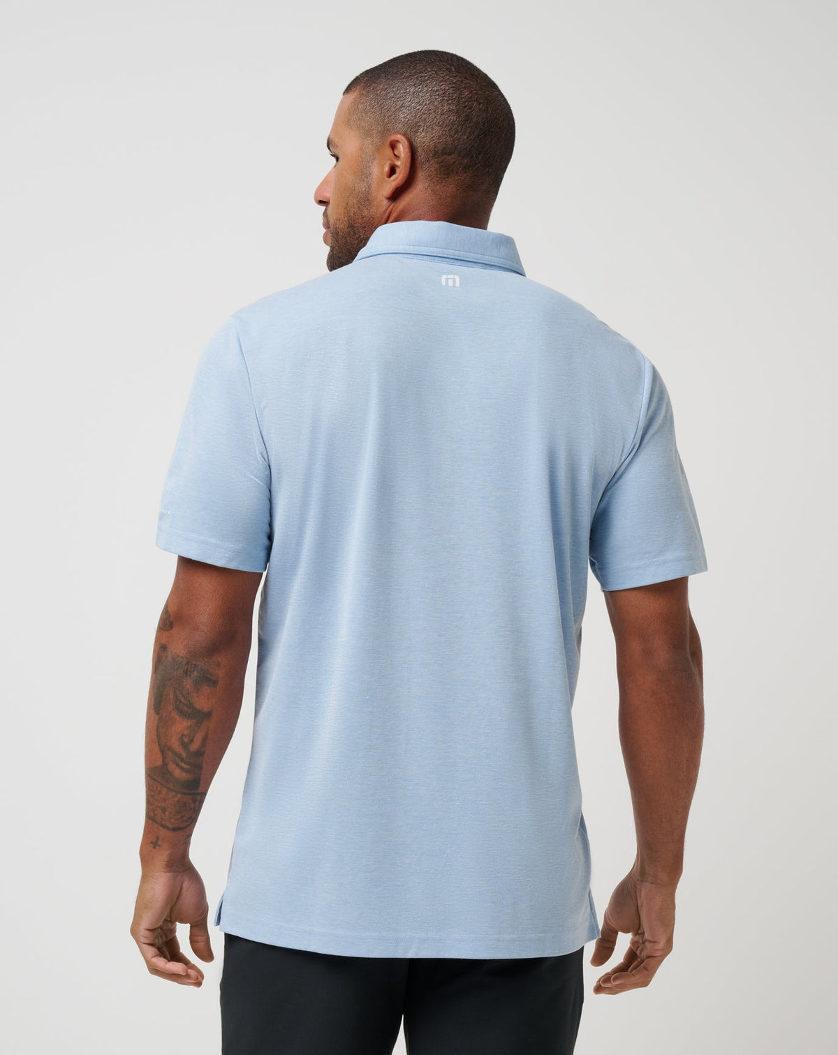 TravisMathew | Los Angeles Dodgers Playoff Pitch Polo - Heather Blue