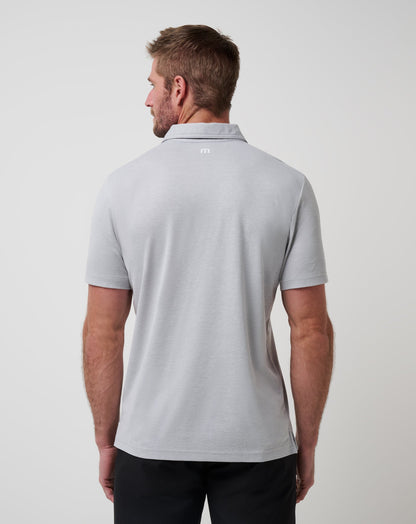 TravisMathew | San Diego Padres Playoff Pitch Polo - Heather Grey