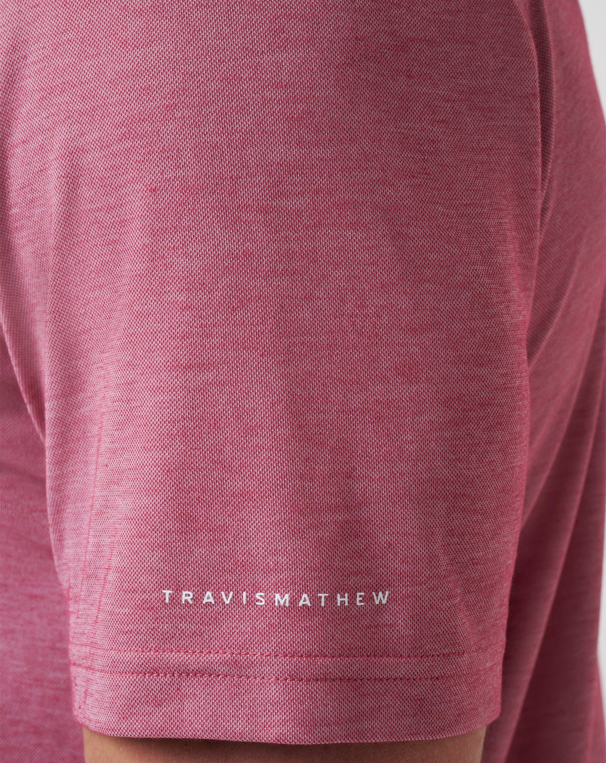 TravisMathew | Boston Red Sox Playoff Pitch Polo - Heather Red