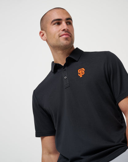 TravisMathew | San Francisco Giants Playoff Pitch Polo - Black