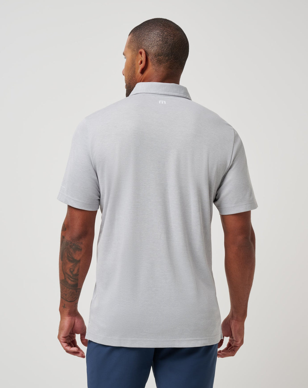TravisMathew | Seattle Mariners Playoff Pitch Polo - Heather Grey