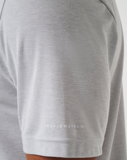 TravisMathew | Seattle Mariners Playoff Pitch Polo - Heather Grey