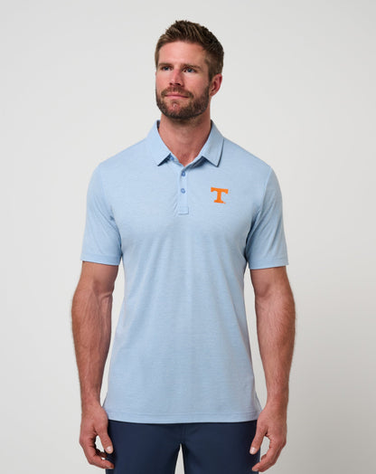 TravisMathew | Tennessee School Pride Polo - Heather Blue