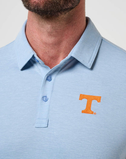 TravisMathew | Tennessee School Pride Polo - Heather Blue