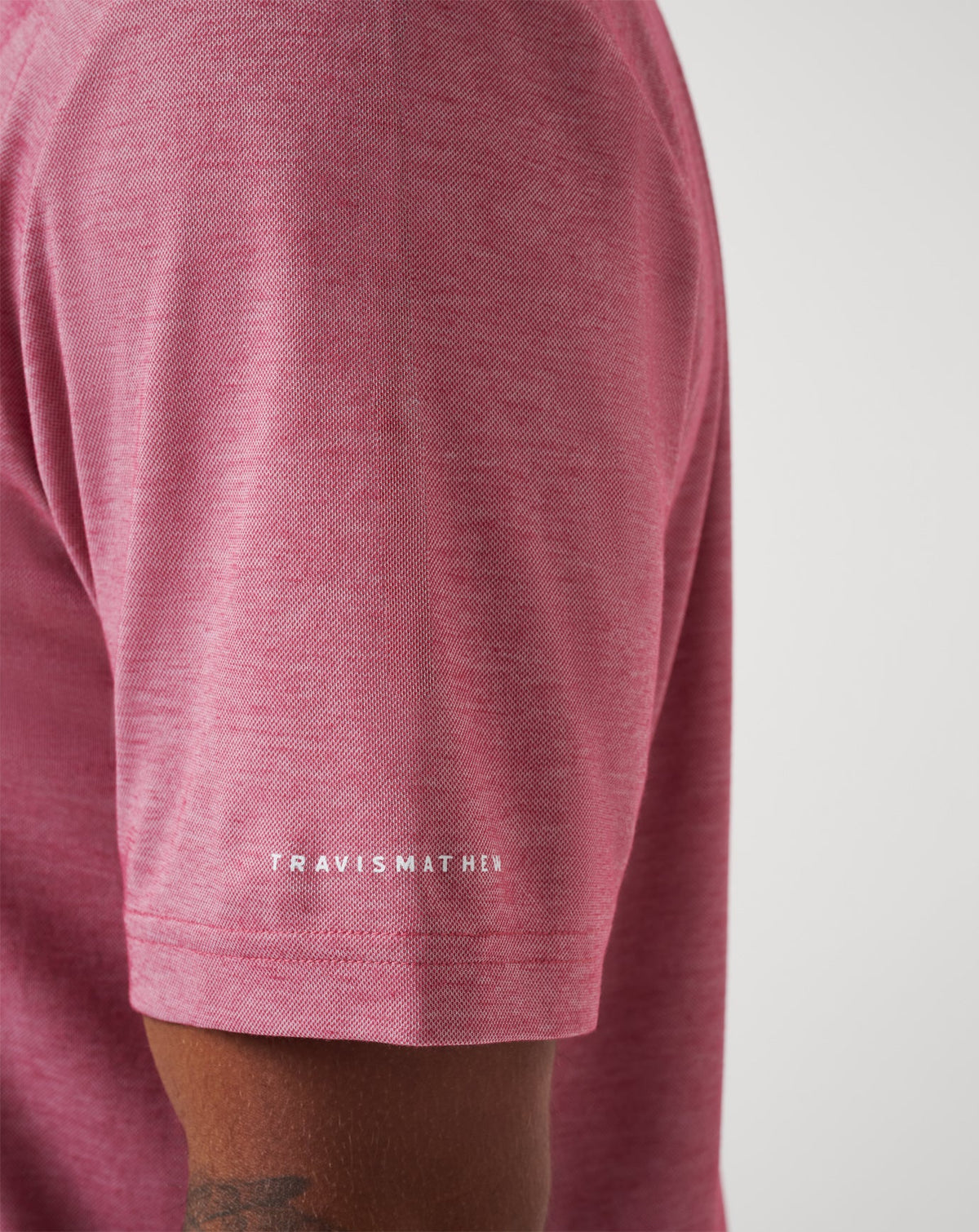 TravisMathew | St Louis Cardinals Playoff Pitch Polo - Heather Red