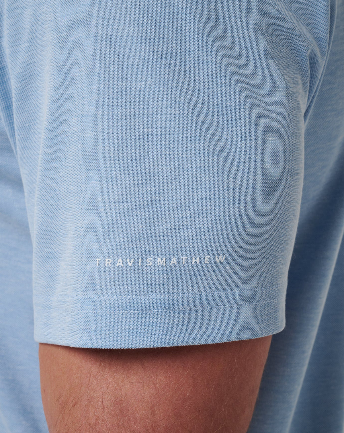 TravisMathew | Chicago Cubs Playoff Pitch Polo - Heather Blue