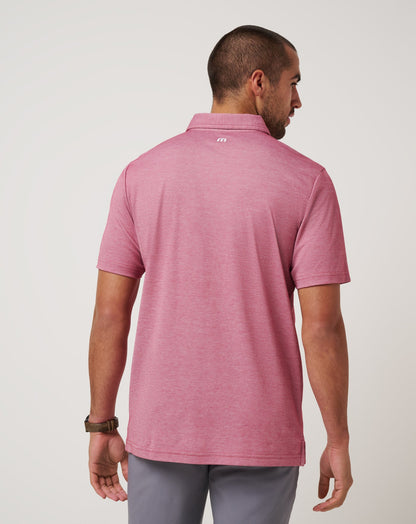 TravisMathew | Philadelphia Phillies Playoff Pitch Polo - Heather Red