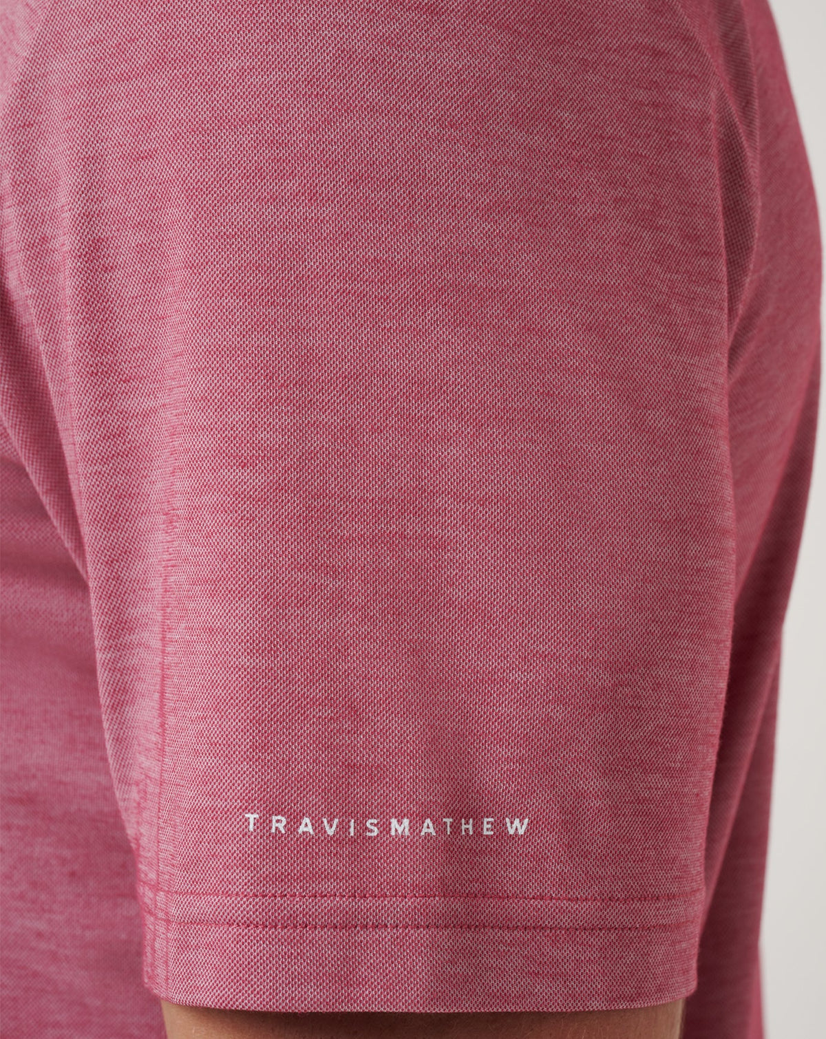 TravisMathew | Cincinnati Reds Playoff Pitch Polo - Heather Red