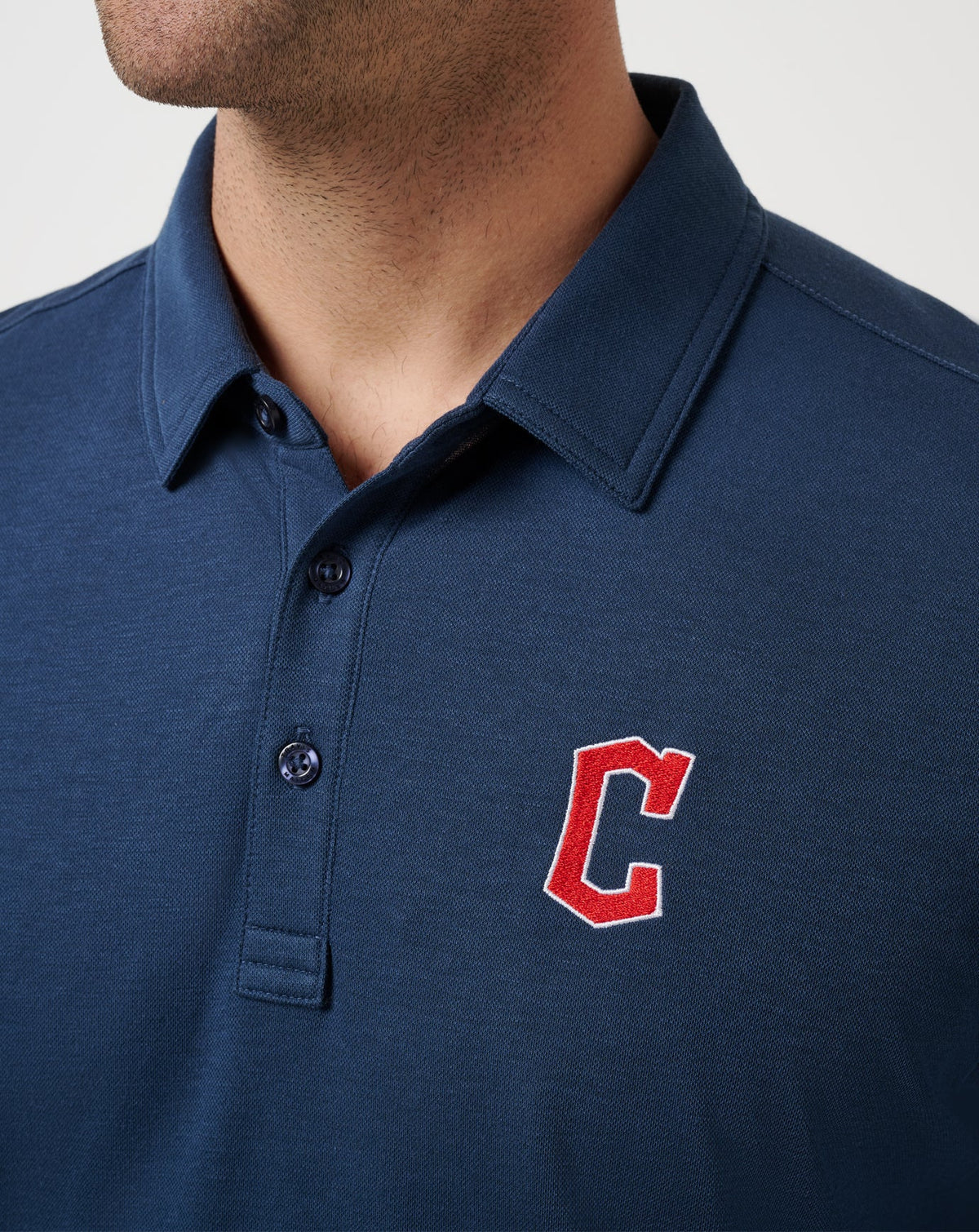 TravisMathew | Cleveland Guardians Playoff Pitch Polo - Navy
