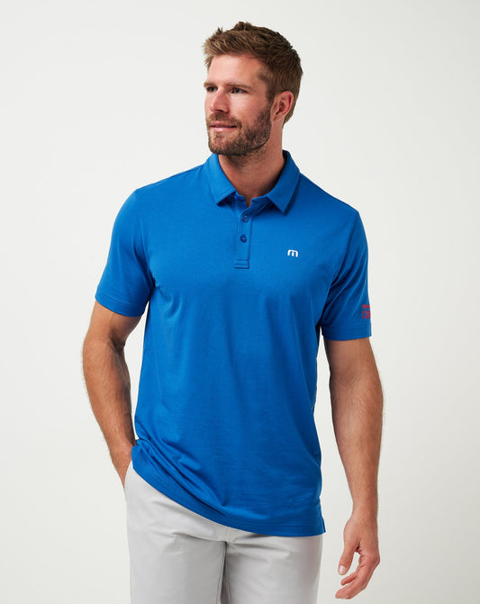 TravisMathew | Chicago Cubs Club Rules Polo - Classic Blue
