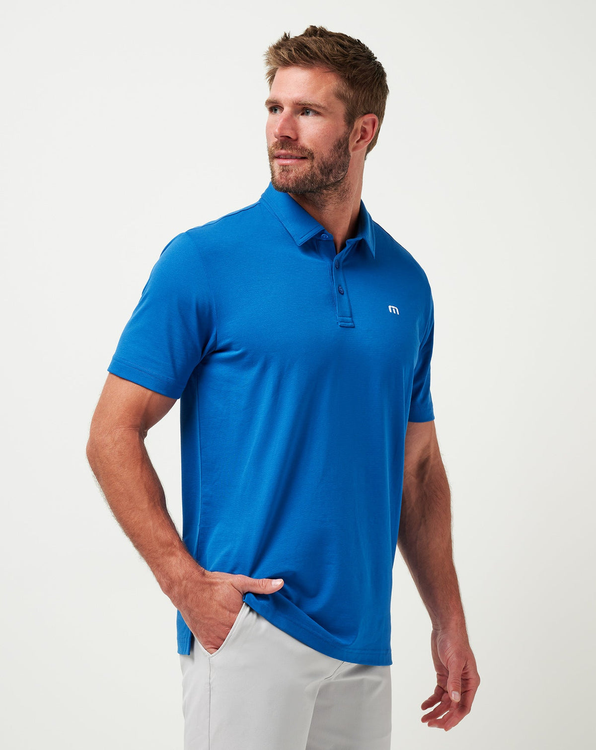 TravisMathew | Chicago Cubs Club Rules Polo - Classic Blue